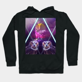 Trippy Owl Rave Hoodie